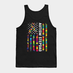 American Flag Autism Awareness Tank Top